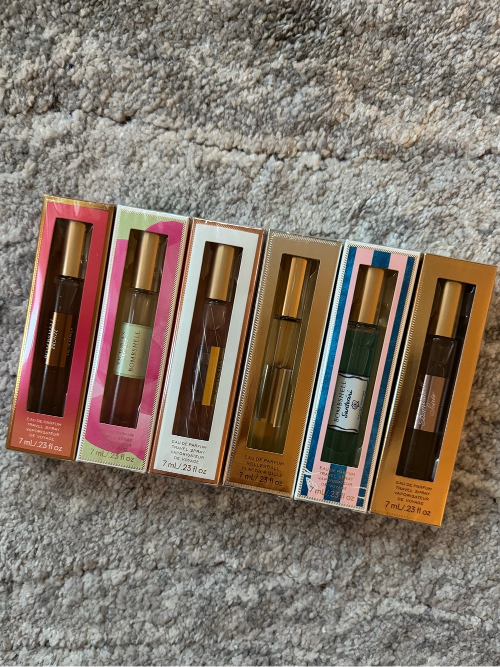 Victoria Secret- bombshell fragrance collection travel spray bundle